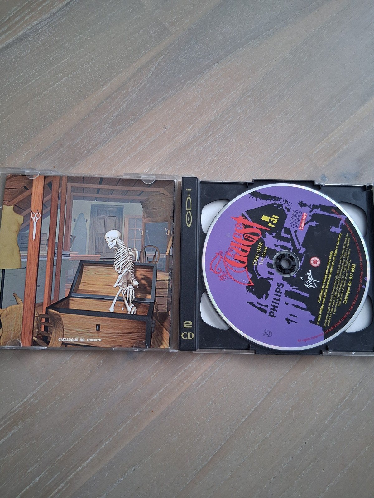 The 7th Guest CD-i (Philips) met Nederlands boekje, Spelcomputers en Games, Ophalen, Puzzel en Educatief, Gebruikt, 1 speler