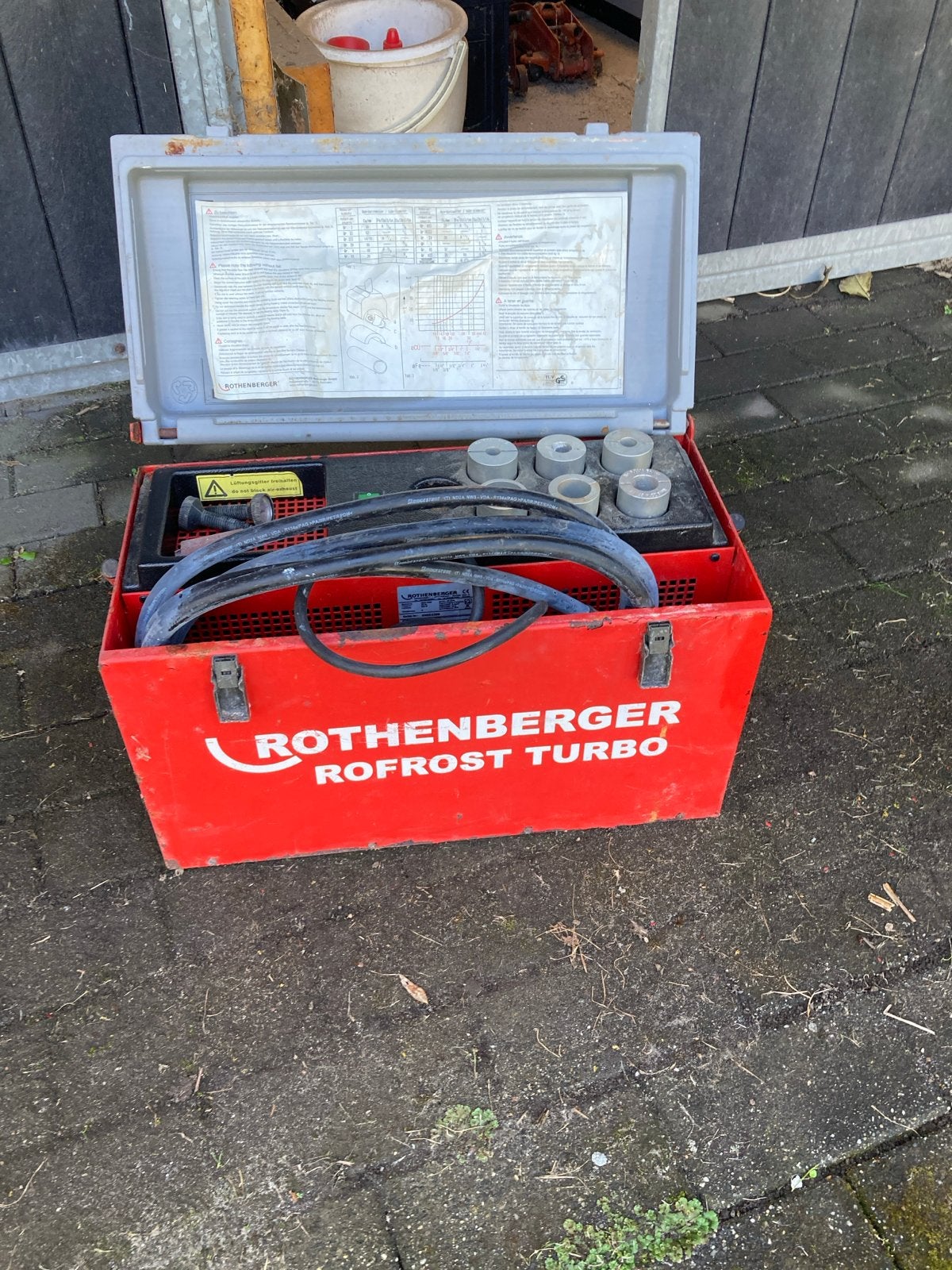 Rothenberger Rofrost Turbo leidingvriesapparaat, Ophalen, Gebruikt