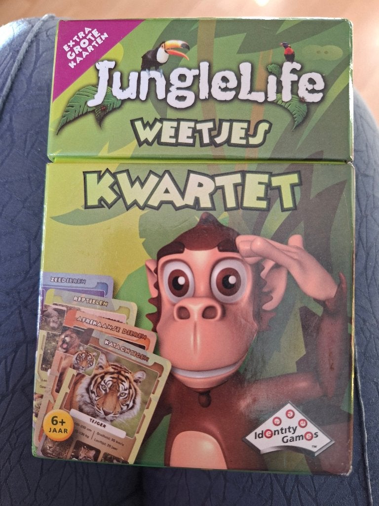 Junglelife weetjes kwartet, Ophalen of Verzenden, Zo goed als nieuw, Kwartet(ten)