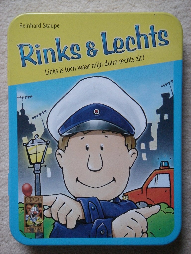 LEUK: Rinks & Lechts - KINDERSPEL, Vijf spelers of meer, Ophalen of Verzenden, Gebruikt, 999 games