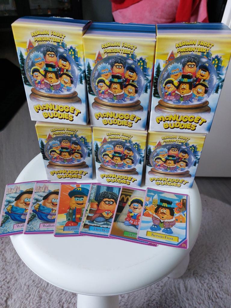 7 happy meals volwassen speeltjes kipnuggets, Ophalen of Verzenden