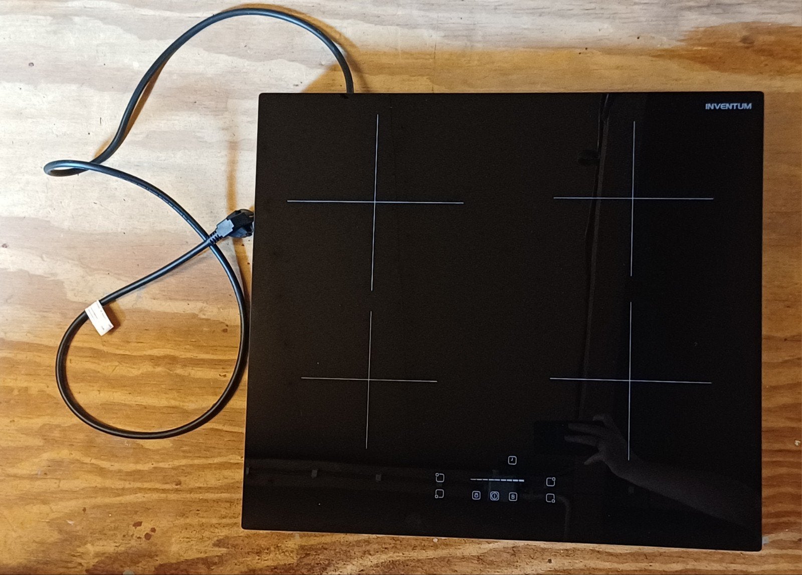 Inventum Inductiekookplaat 60cm - 4 Zones, Boostfunctie, Witgoed en Apparatuur, Ophalen