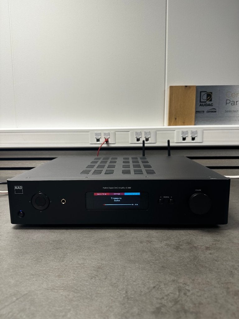 NAD C 368 Hybride Digitale DAC Versterker + BluOs 2 Module!, Overige merken, NAD, Ophalen of Verzenden, Zo goed als nieuw