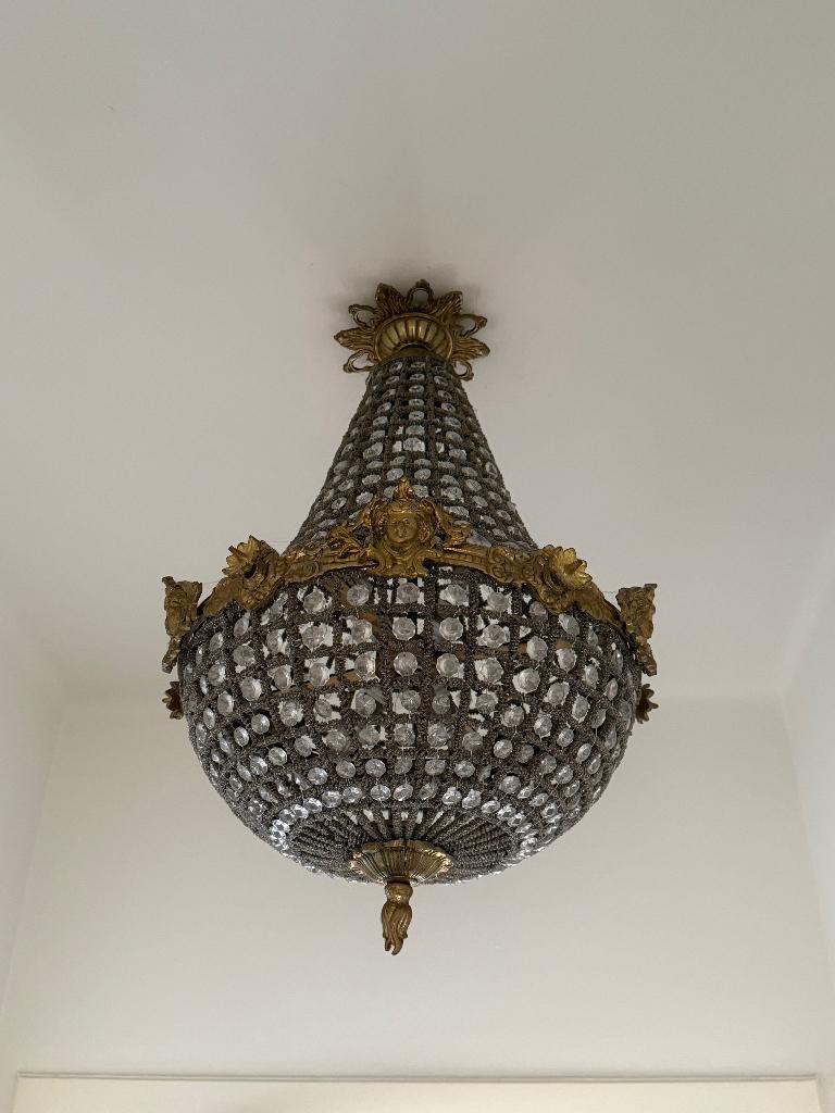 Kroonluchter hanglamp, Huis en Inrichting, Lampen | Kroonluchters, Ophalen, Gebruikt