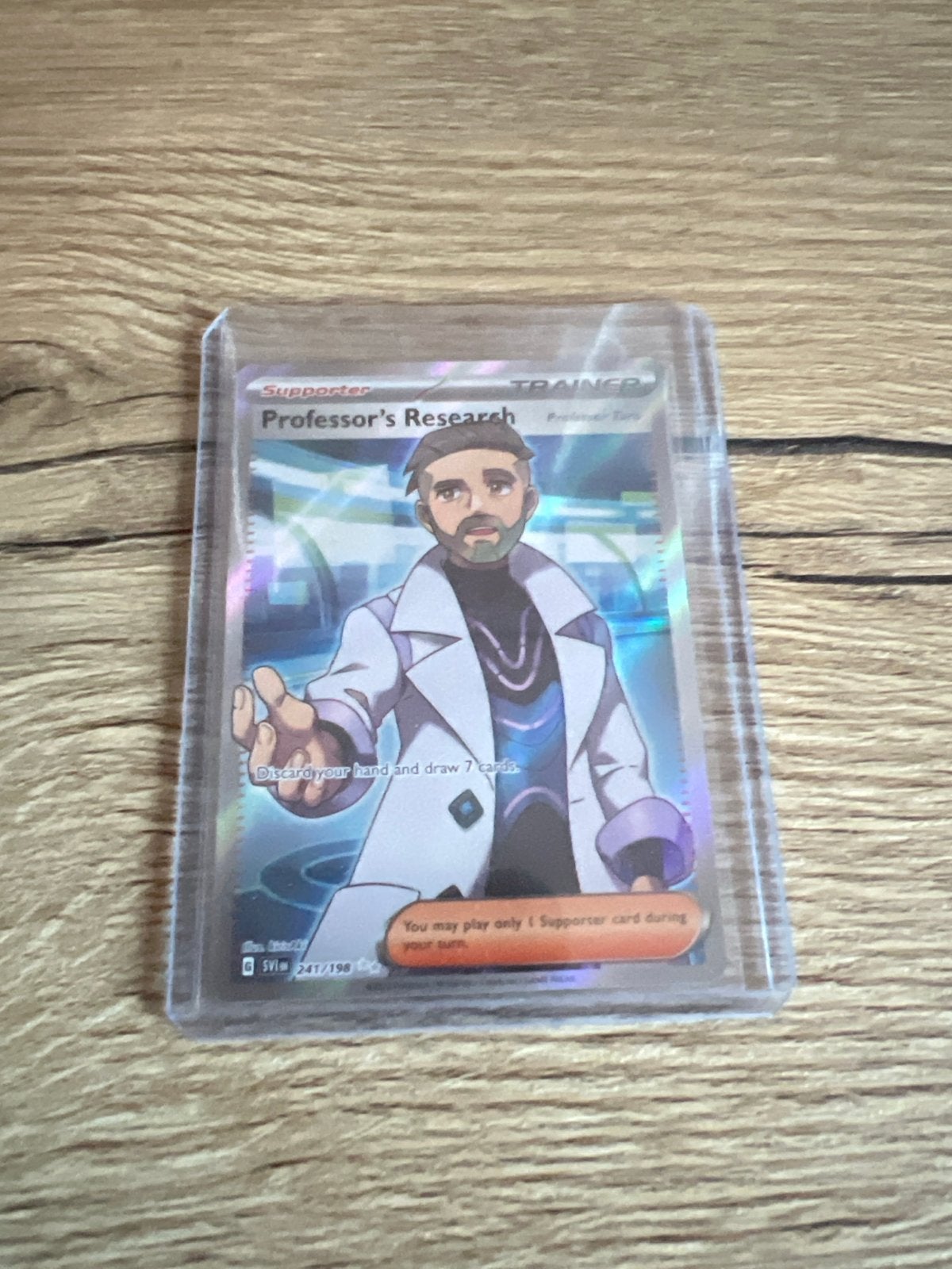 Pokémon Professor's Research (Professor Turo) 241/198, Ophalen, Zo goed als nieuw, Losse kaart, Foil