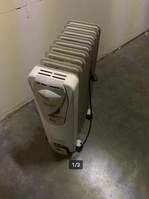 De’Longhi H190920M oliegevulde radiator – 2000 W, Ophalen, 30 tot 80 cm, Gebruikt, Radiator