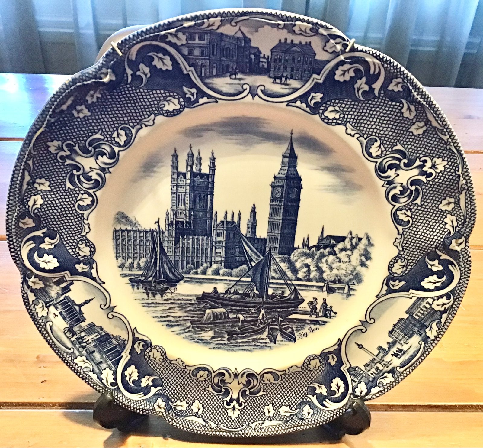BORD /WANDBORD JOHNSON BROTHERS ( HANLEY ) LTD  — BIG BEN, Antiek en Kunst, Ophalen of Verzenden