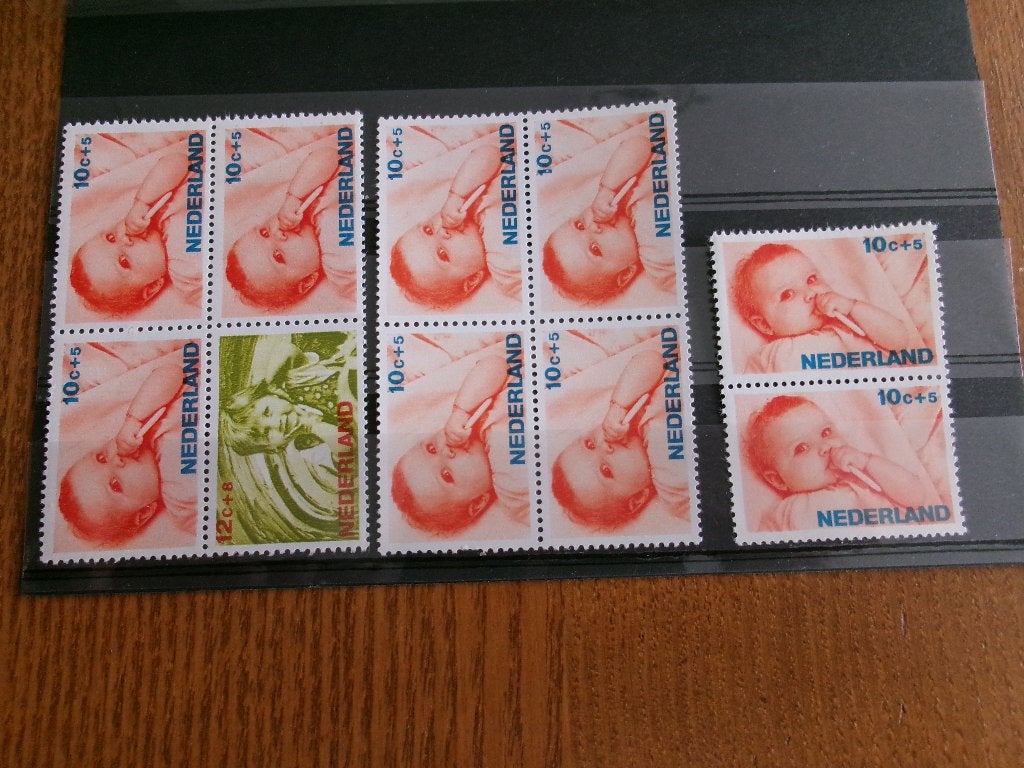 1966 - pf 2 blokken en duo kinderzegels (163f), Postzegels en Munten, Postzegels | Nederland, Verzenden, Postfris