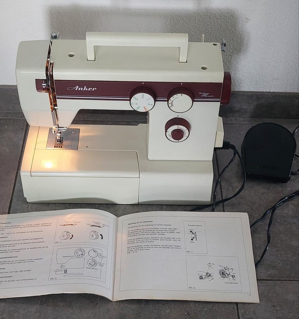 Anker naaimachine, Hobby en Vrije tijd, Ophalen of Verzenden, Zo goed als nieuw, Naaimachine, Overige merken