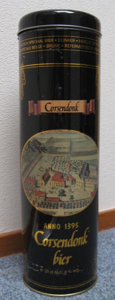 Corsendonk bier blik, Ophalen of Verzenden, Gebruikt, Overige
