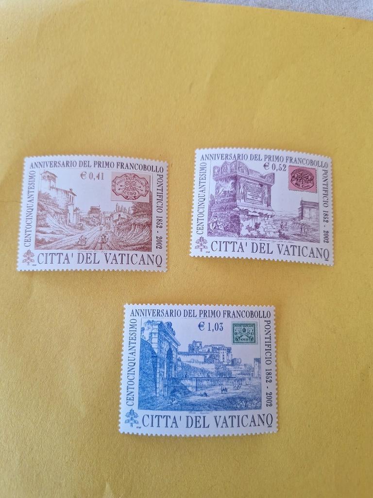 Vaticaanstad: mi. 1407/09. 150 j 1e postzegeluitgave., Ophalen of Verzenden, Overige landen, Postfris