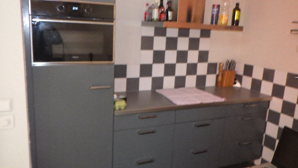 keuken zonder apparatuur alleen afzuigkap, Huis en Inrichting, Keuken | Complete keukens, Ophalen of Verzenden, Gebruikt, Groen