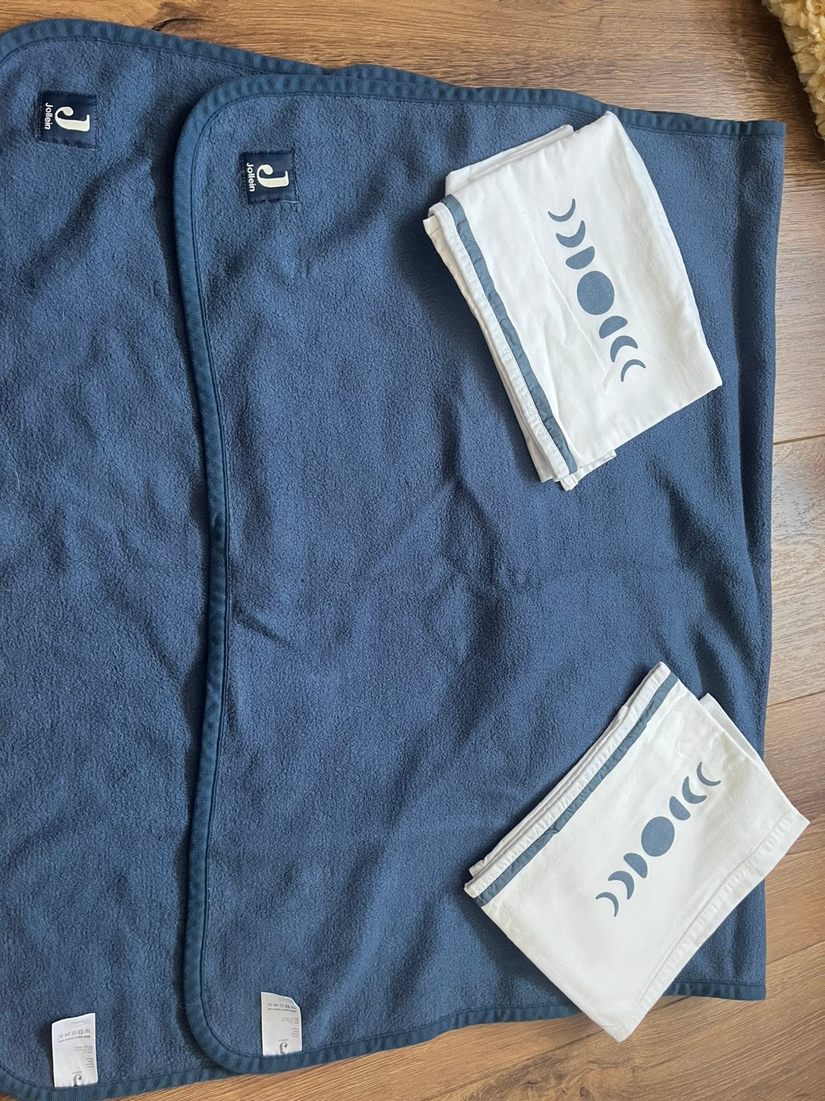 Jollein wiegdeken + wieglaken 2x, Kinderen en Baby's, Dekens, Slaapzakjes en Inbakerproducten, Ophalen, Jollein, Zo goed als nieuw