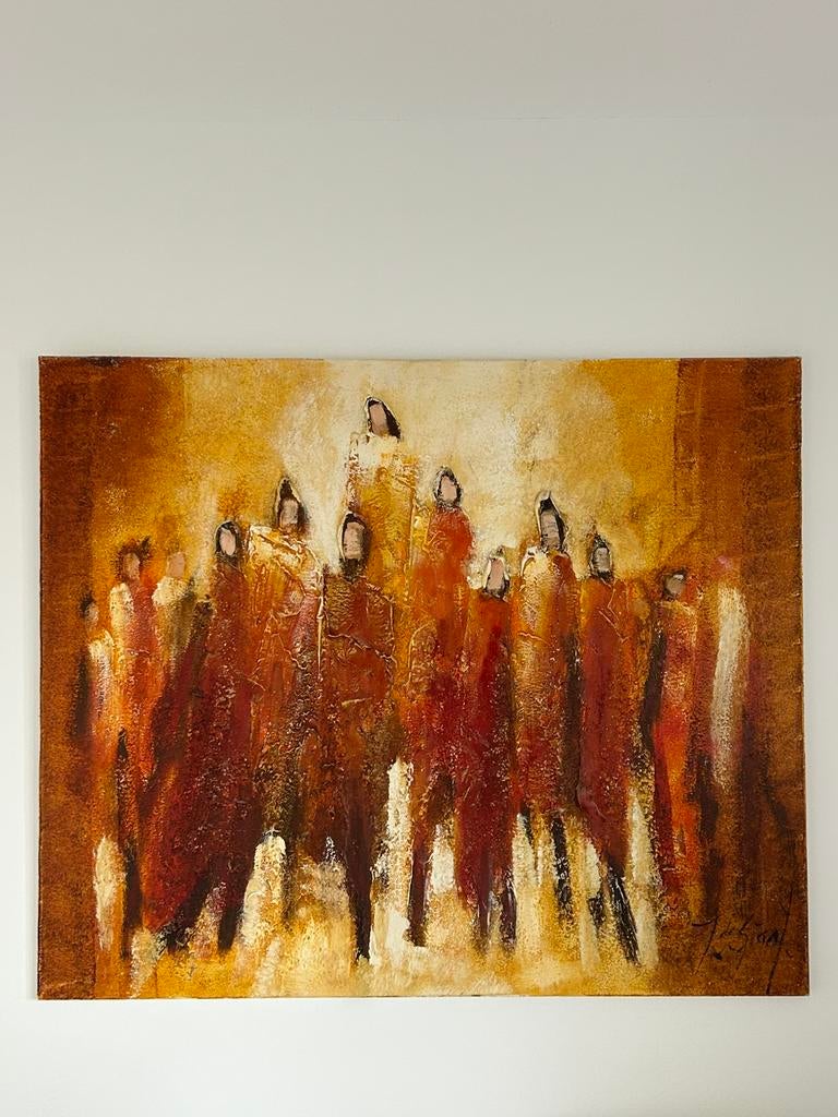 Jochem de Graaf, Antiek en Kunst, Kunst | Schilderijen | Abstract, Ophalen