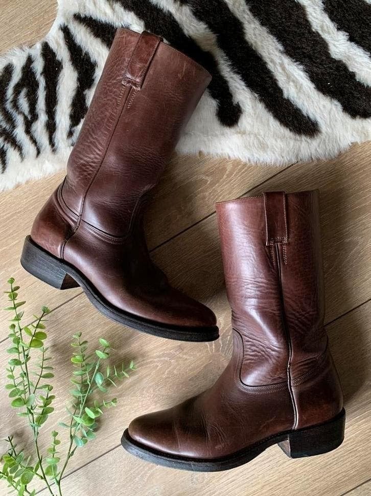 Primeboots cowboylaarzen 41 western boots bohemian laarzen, Hoge laarzen, -, Ophalen of Verzenden, Zo goed als nieuw