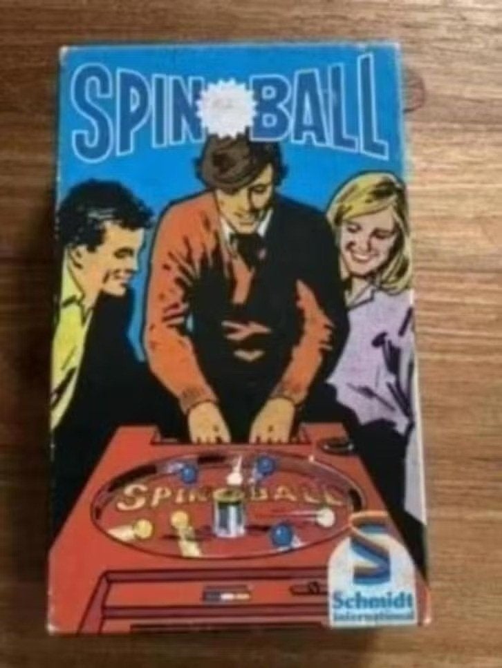 Spel : spinball . Schmidt . 1977 ( vintage ), Ophalen of Verzenden, Gebruikt