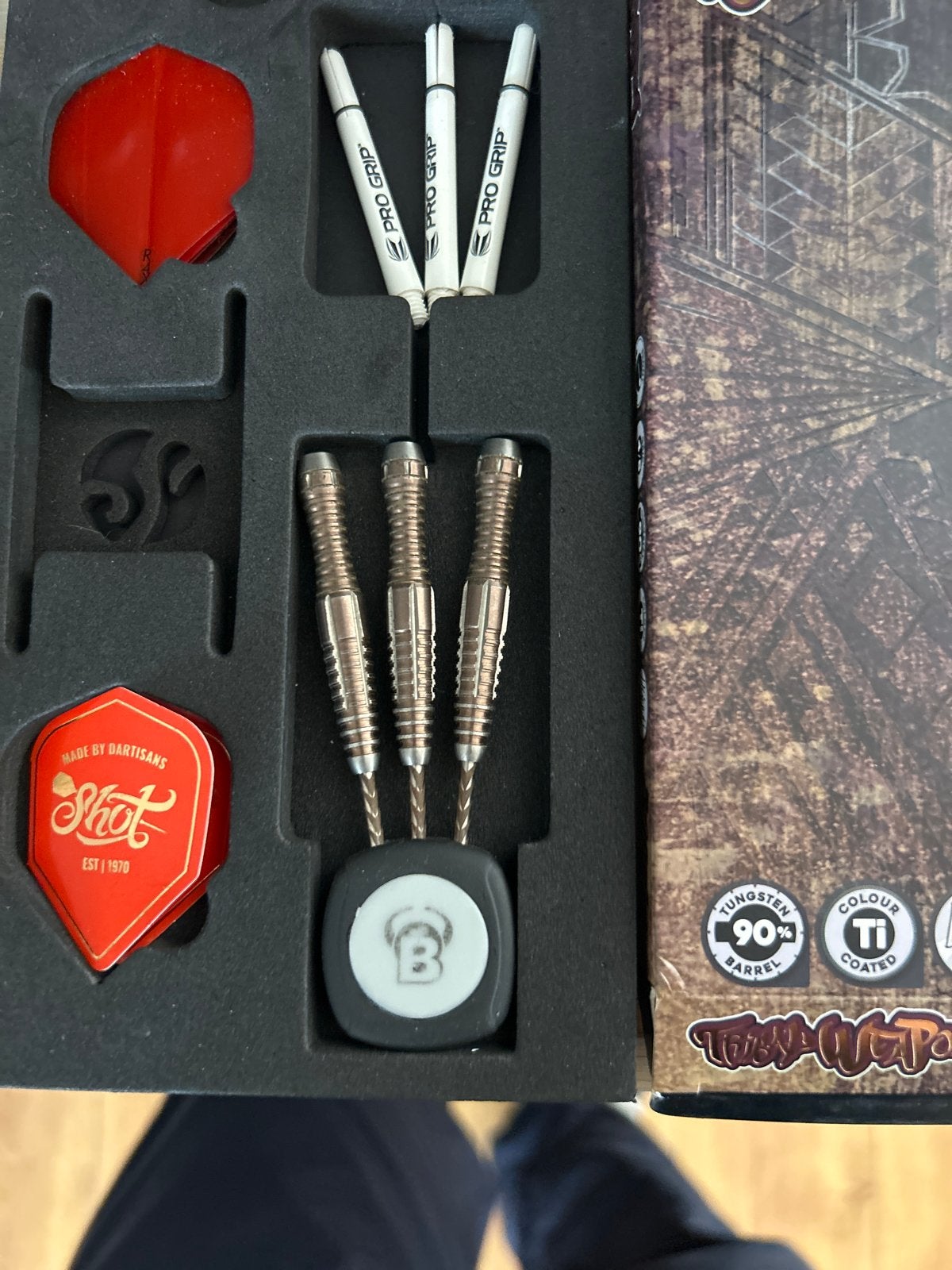 Shot Tribal Weapon Darts  23 gram - Nieuw in doos, Ophalen of Verzenden, Nieuw, Pijlen