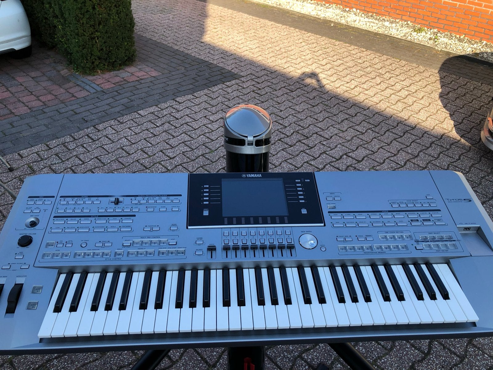 Yamaha Tyros 5 Digital Workstation met Ultimate Support, Muziek en Instrumenten, Ophalen, 61 toetsen, Yamaha, Zo goed als nieuw