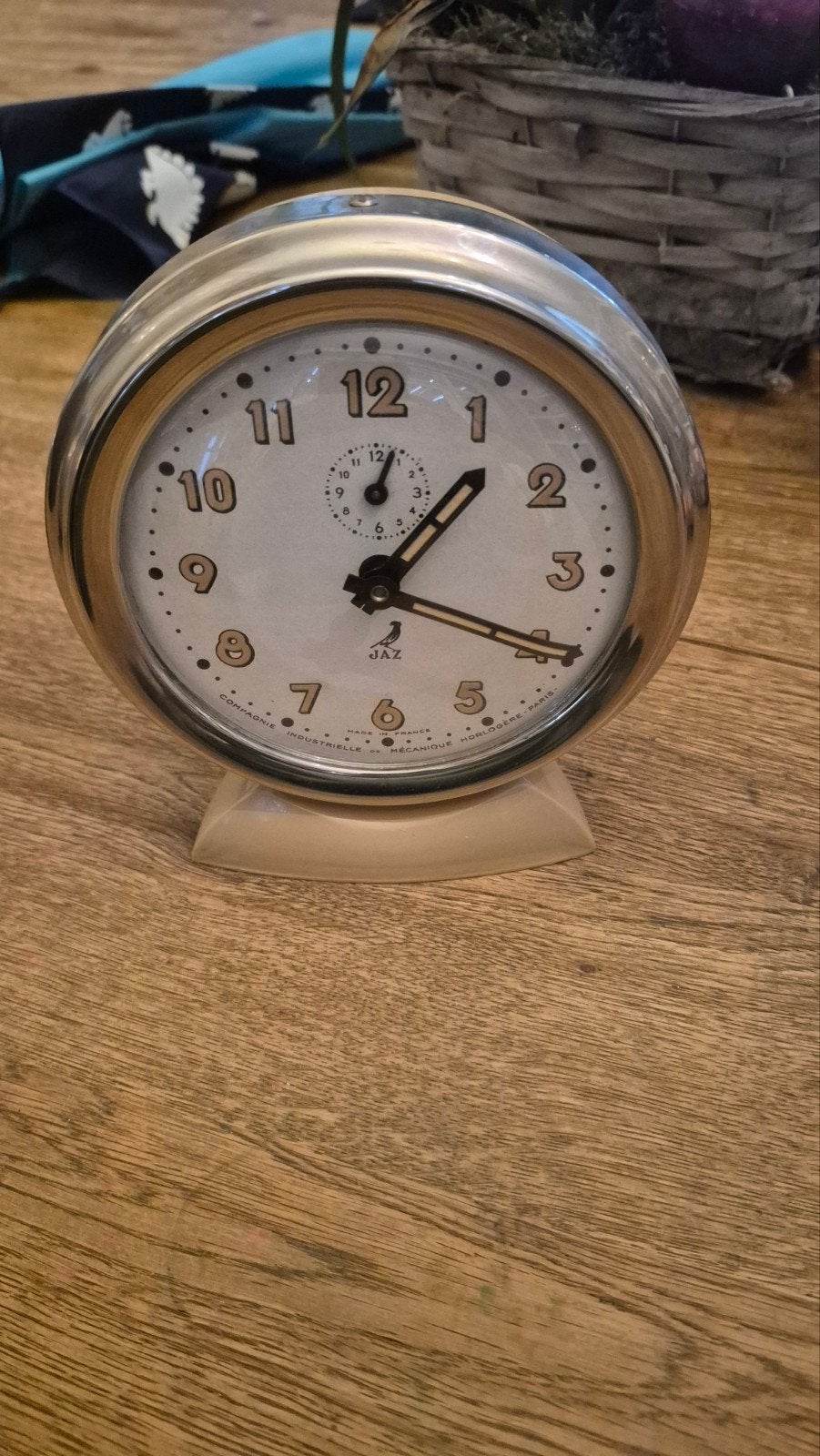 Vintage JAZ Wekker - Klassiek Design, Ophalen of Verzenden
