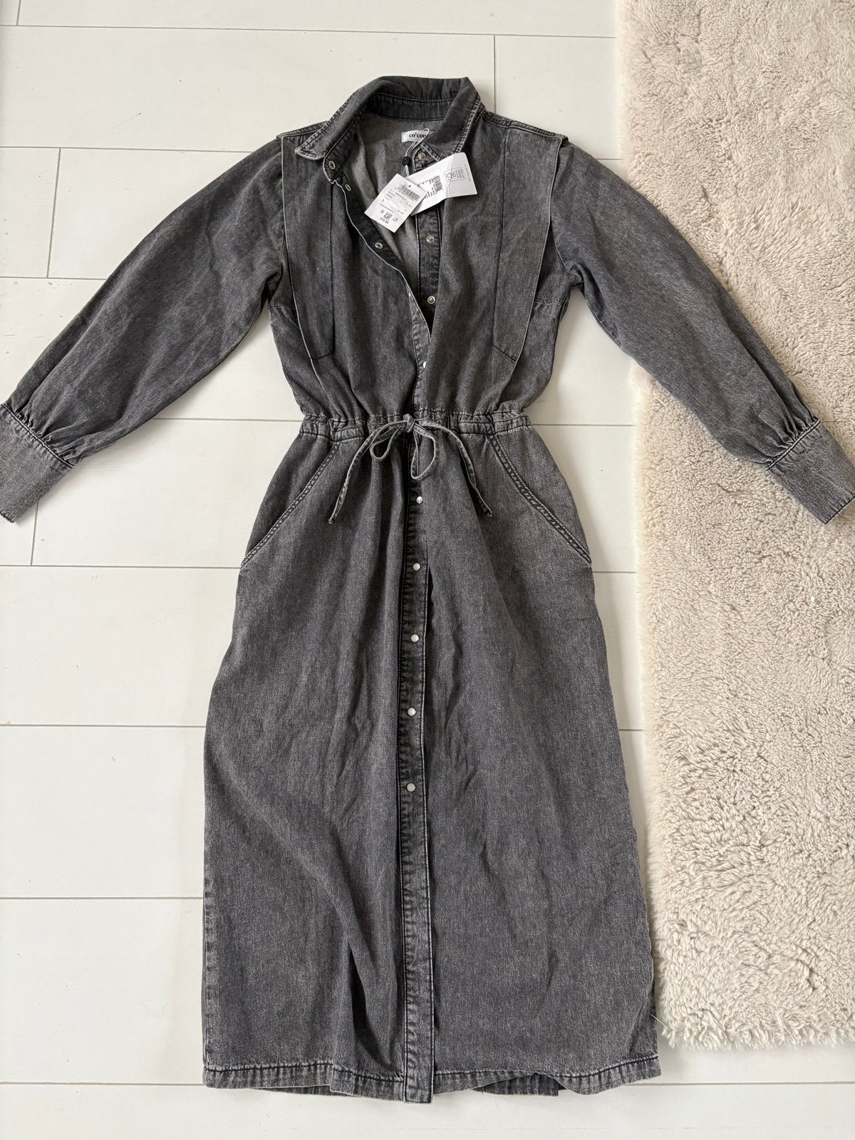 Nieuw! Co'Couture spijkerjurk zwart maat S, Kleding | Dames, Zwart, Nieuw, Ophalen of Verzenden, Maat 36 (S)