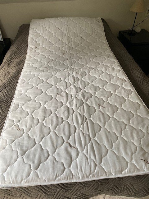 Topmatras, Ophalen, 90 cm, Eenpersoons, Zo goed als nieuw