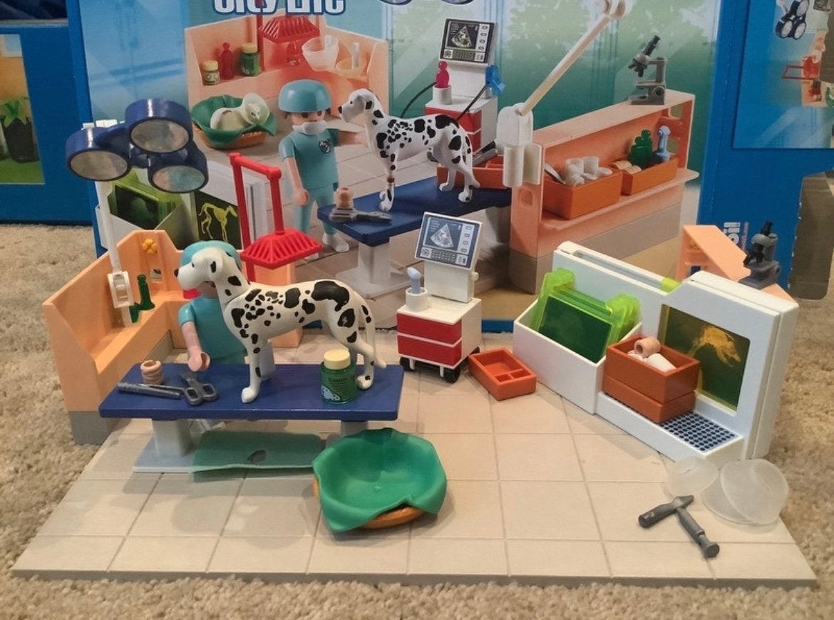 Playmobil City Life operatiekamer dierenarts 5530, Ophalen of Verzenden, Zo goed als nieuw