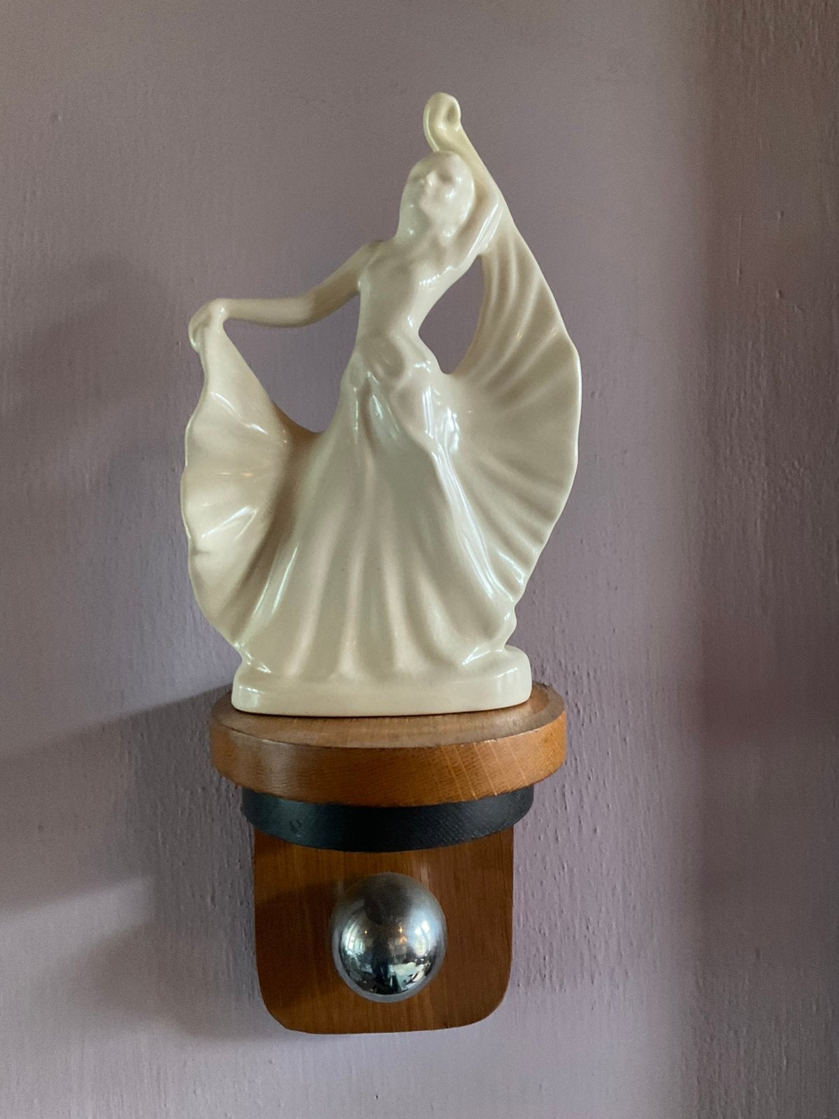 Plateel Art Deco Danseres, Ophalen of Verzenden