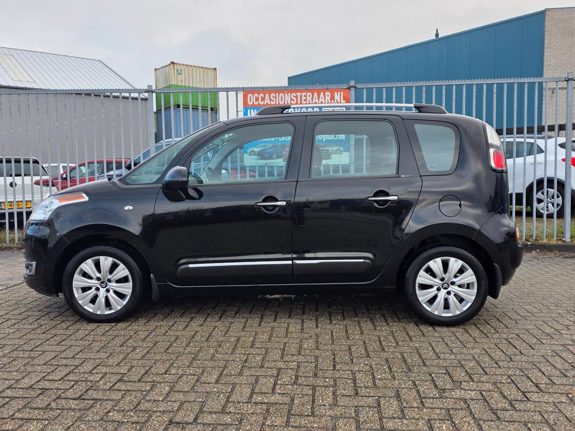 Citroen C3 Picasso 1.6 VTi Tendance#Aut#Airco#PDC#Trkhk, Auto's, Gebruikt, 4 cilinders, Leder en Stof, Zwart