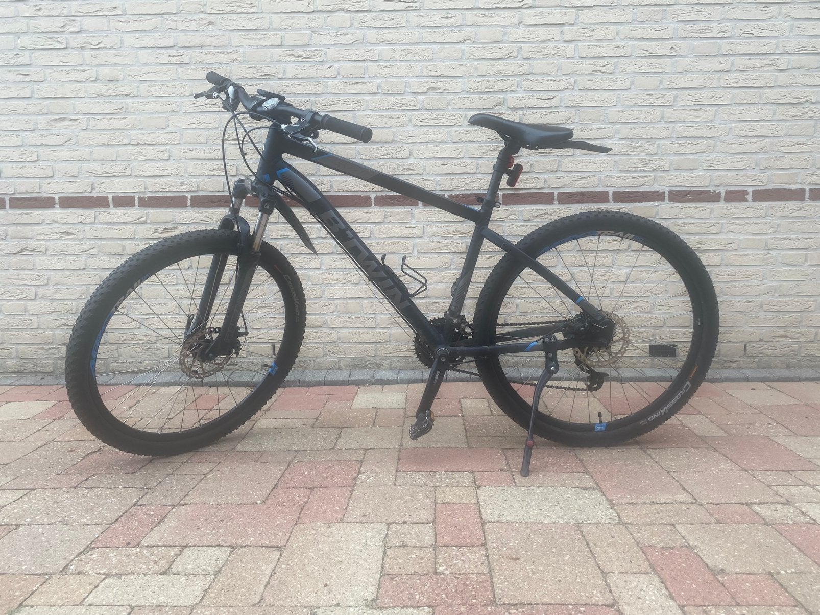Mountainbike - B’twin Rockrider 520, Zo goed als nieuw, Schijfrem, Ophalen, Overige merken