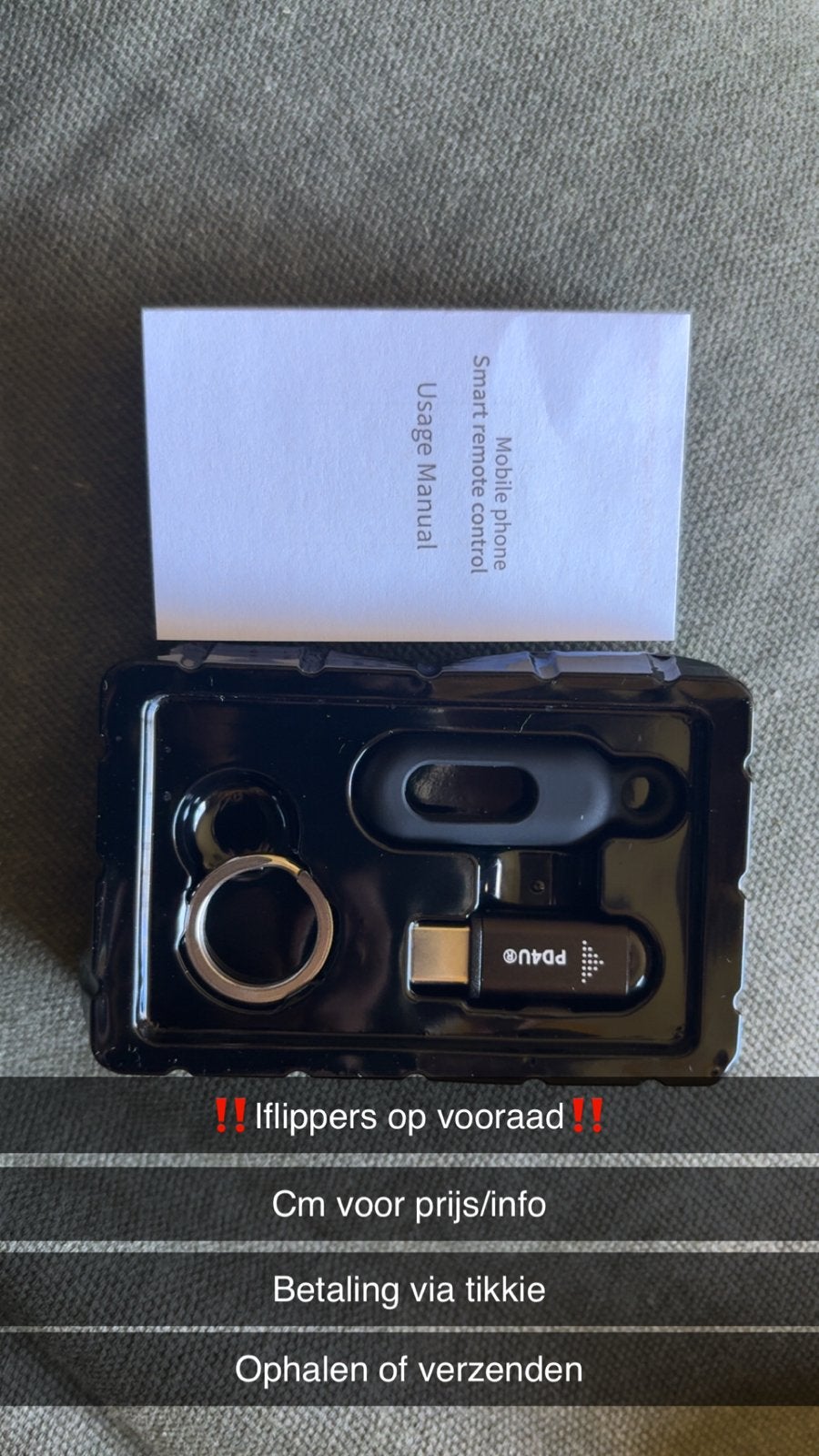 iFlipper afstandsbediening voor telefoon, Ophalen of Verzenden, Nieuw, Overige typen, Universeel