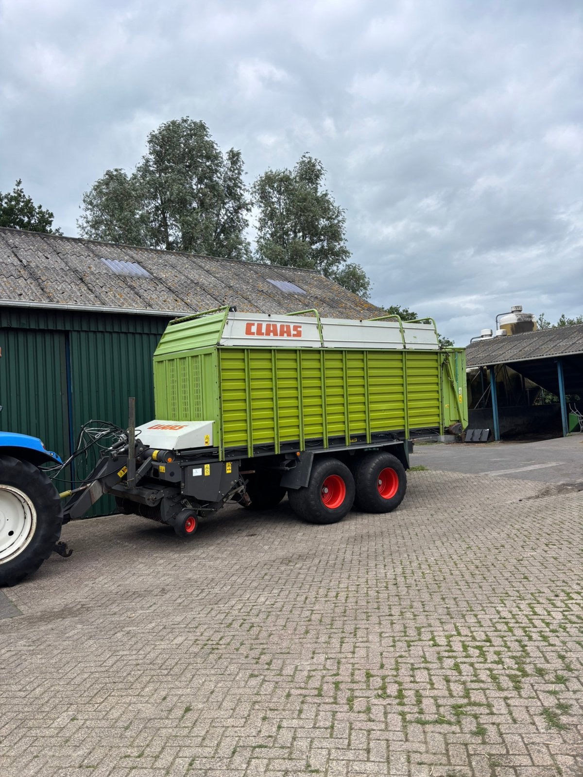Claas quantum 5500 P opraapwagen, Ophalen, Weidebouw