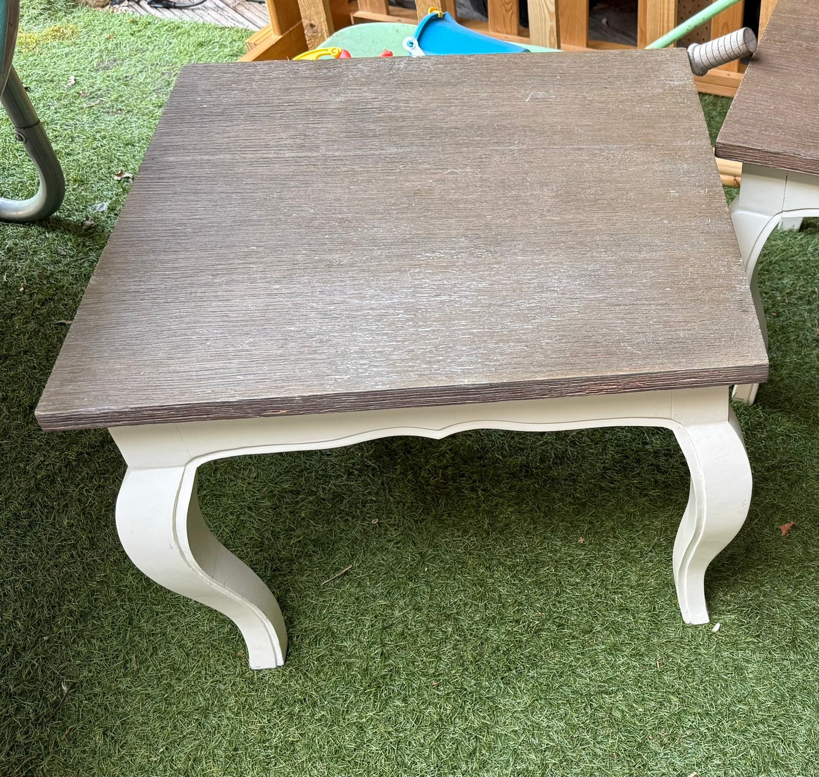 Houten Bijzettafel, Huis en Inrichting, Tafels | Salontafels, Ophalen, Gebruikt, 50 tot 100 cm, 50 tot 100 cm