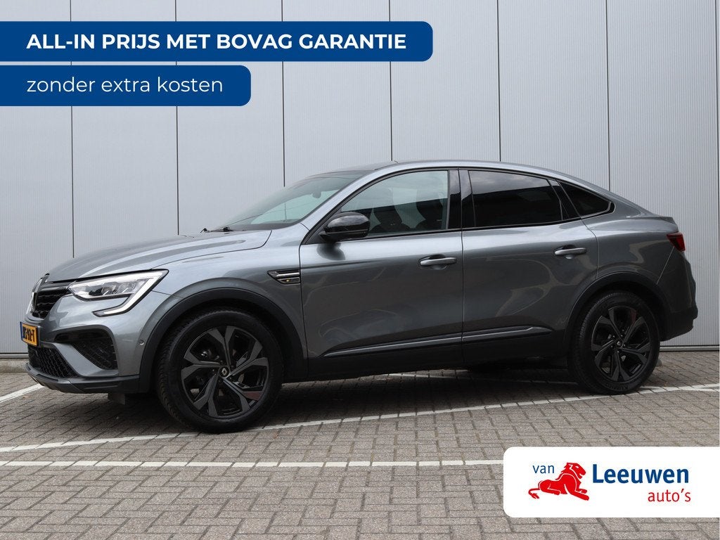 Renault Arkana 1.3 MHEV 160 R.S. line | Camera | ACC | Leder, Auto's, Renault, Gebruikt, Zwart, 4 cilinders, Bedrijf