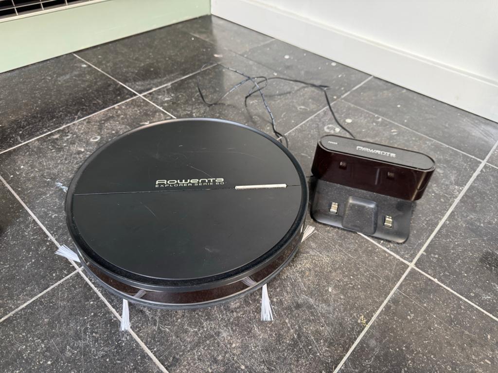 Rowenta Explorer Serie 60 Robotstofzuiger met dweilfunctie, Witgoed en Apparatuur, Stofzuigers, Gebruikt, Robotstofzuiger, Rowenta