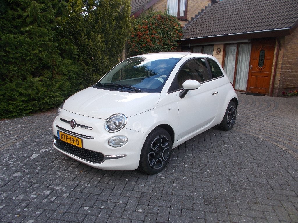 fiat 500 hybrid, Auto's, Fiat, Voorwielaandrijving, Stof, Euro 6, Wit