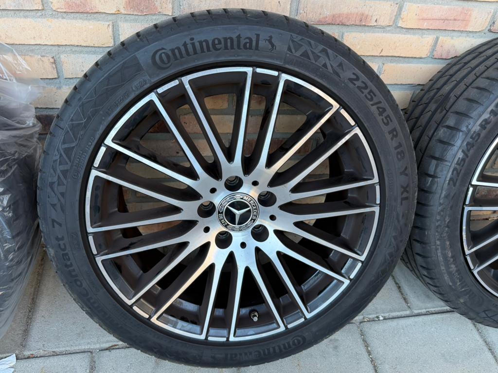Cklasse velgen met nieuwe continental banden, Auto-onderdelen, Ophalen of Verzenden, Zomerbanden, Banden en Velgen