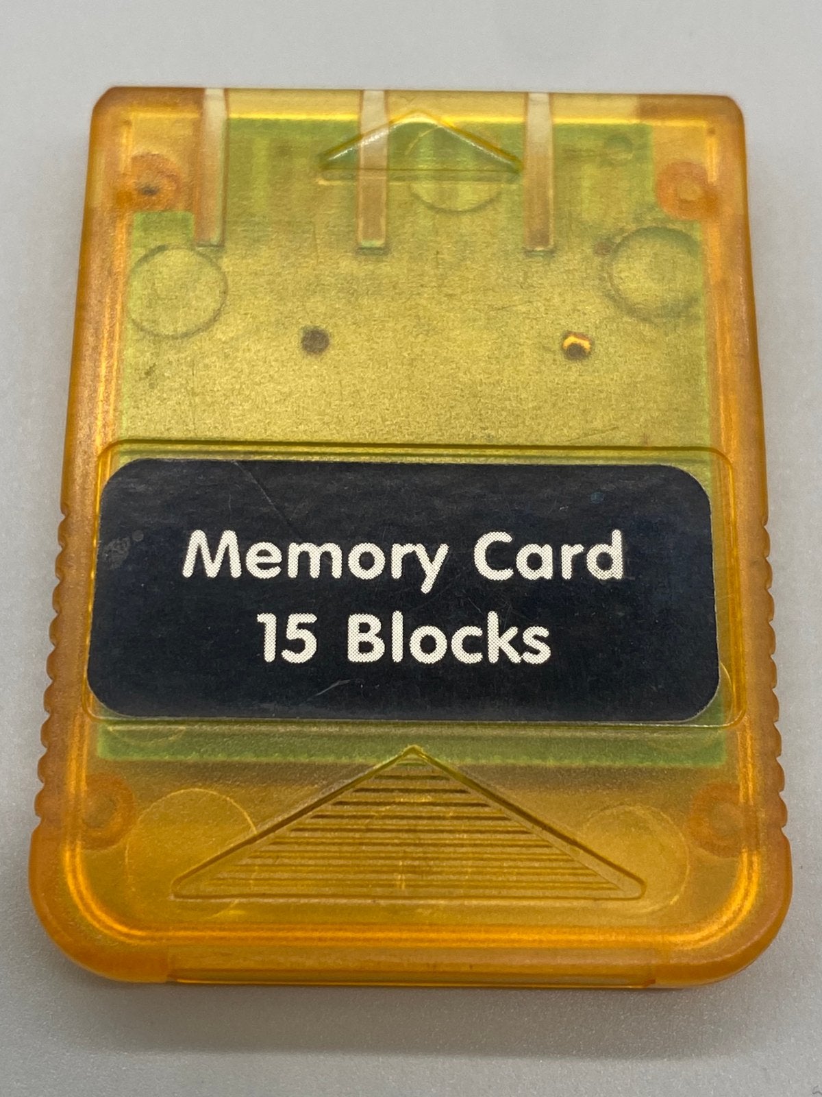 Transparante Geel Oranje Memory Card 15 Blocks PlayStation 2, 1 speler, Ophalen of Verzenden, Www.sony.com, Info@sony.com