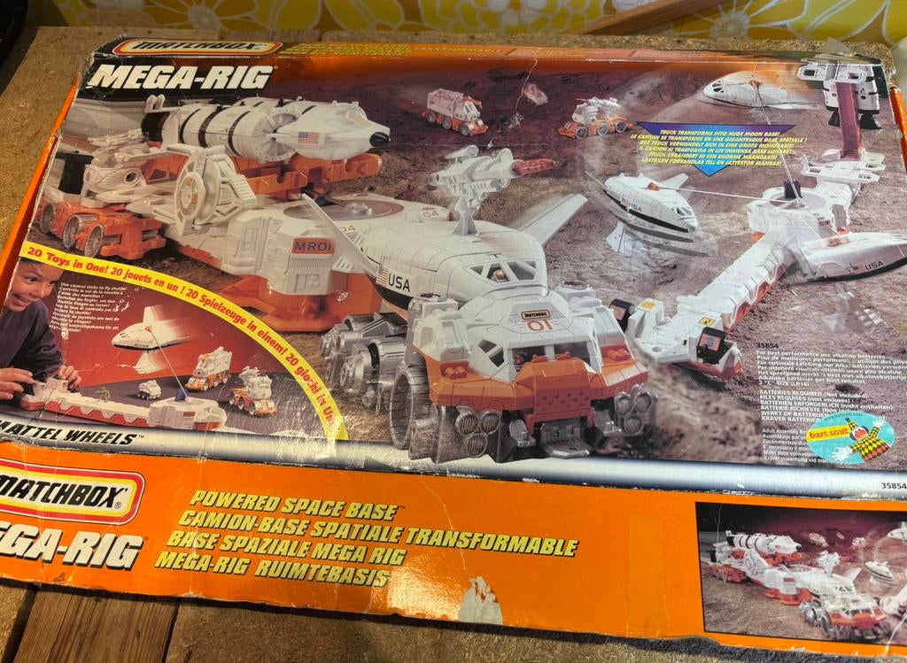 Mega Rig Matchbox Powered Space Base, Ophalen of Verzenden, Zo goed als nieuw