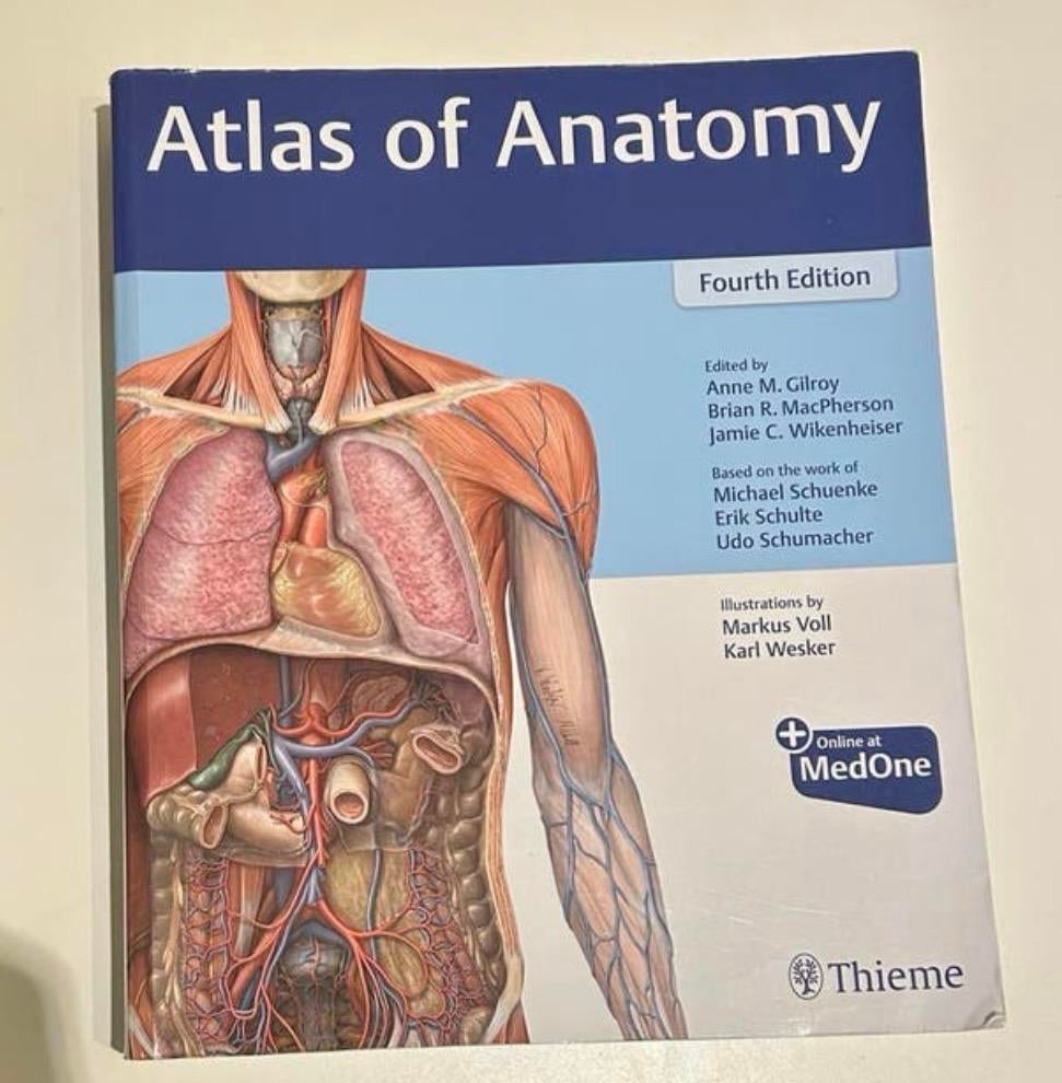 Atlas of Anatomy - Vierde Editie, Ophalen of Verzenden, Beta, Zo goed als nieuw, HBO