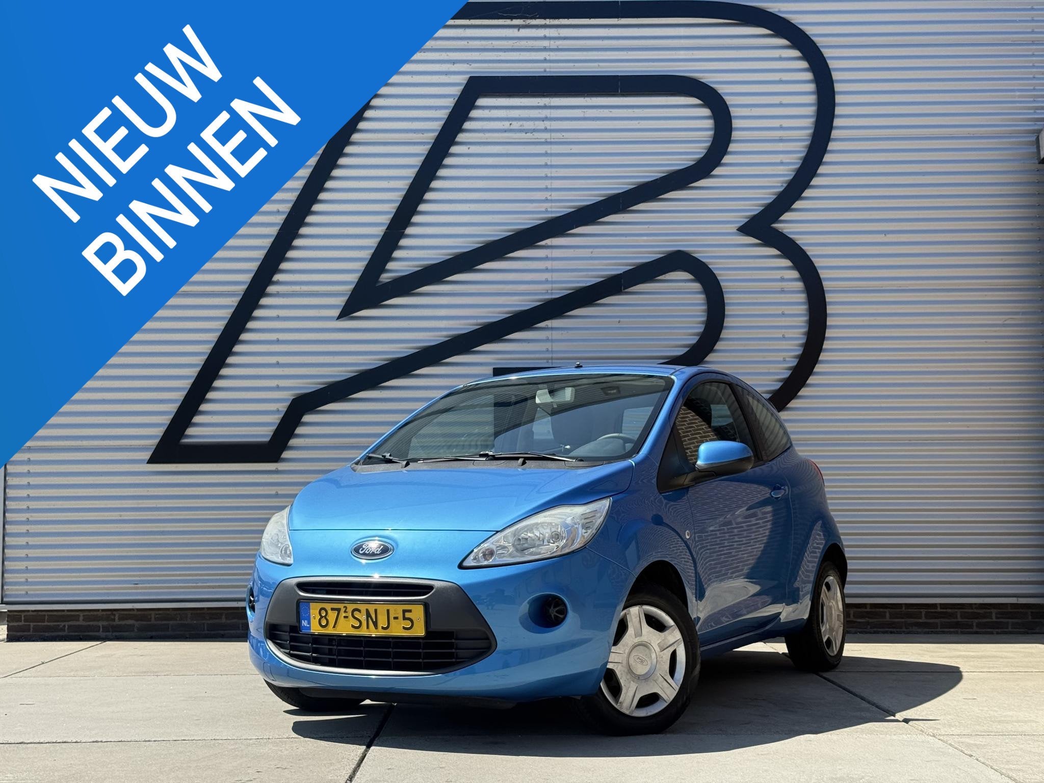 Ford Ka 1.2 Cool & Sound start/stop Airco|Elek ramen|Radio|S, Auto's, Ford, Voorwielaandrijving, Euro 5, Stof, Gebruikt