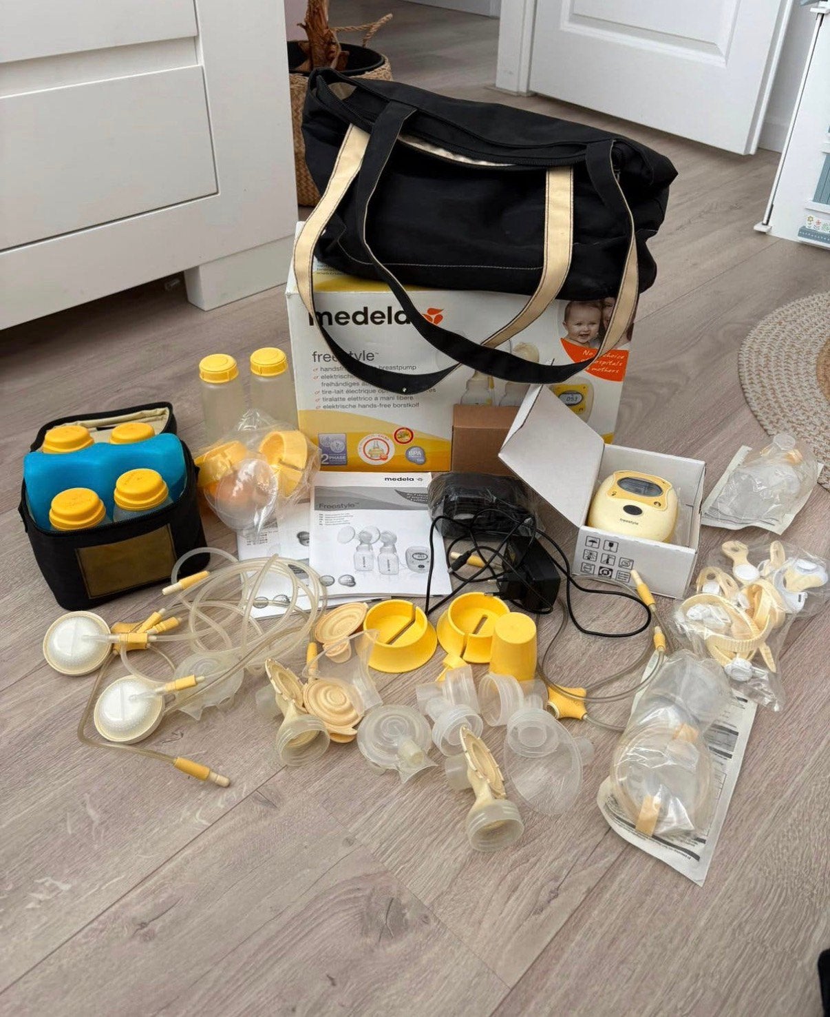 Medela freestyle kolf, Ophalen of Verzenden, Gebruikt, Borstkolf, Medela