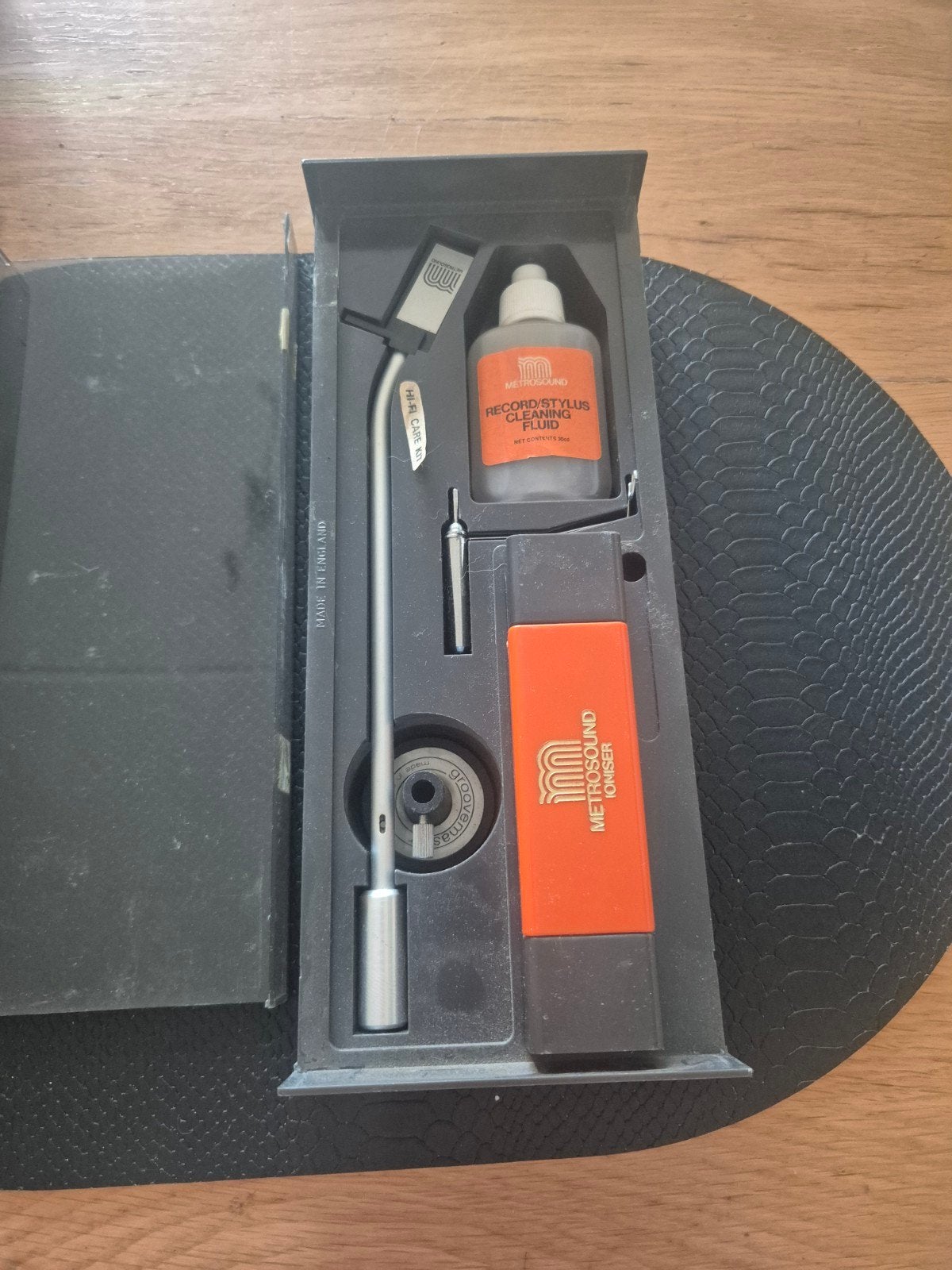vintage platen en naaldreinigingsset, Audio, Tv en Foto, Platenspelers, Ophalen of Verzenden, Overige merken