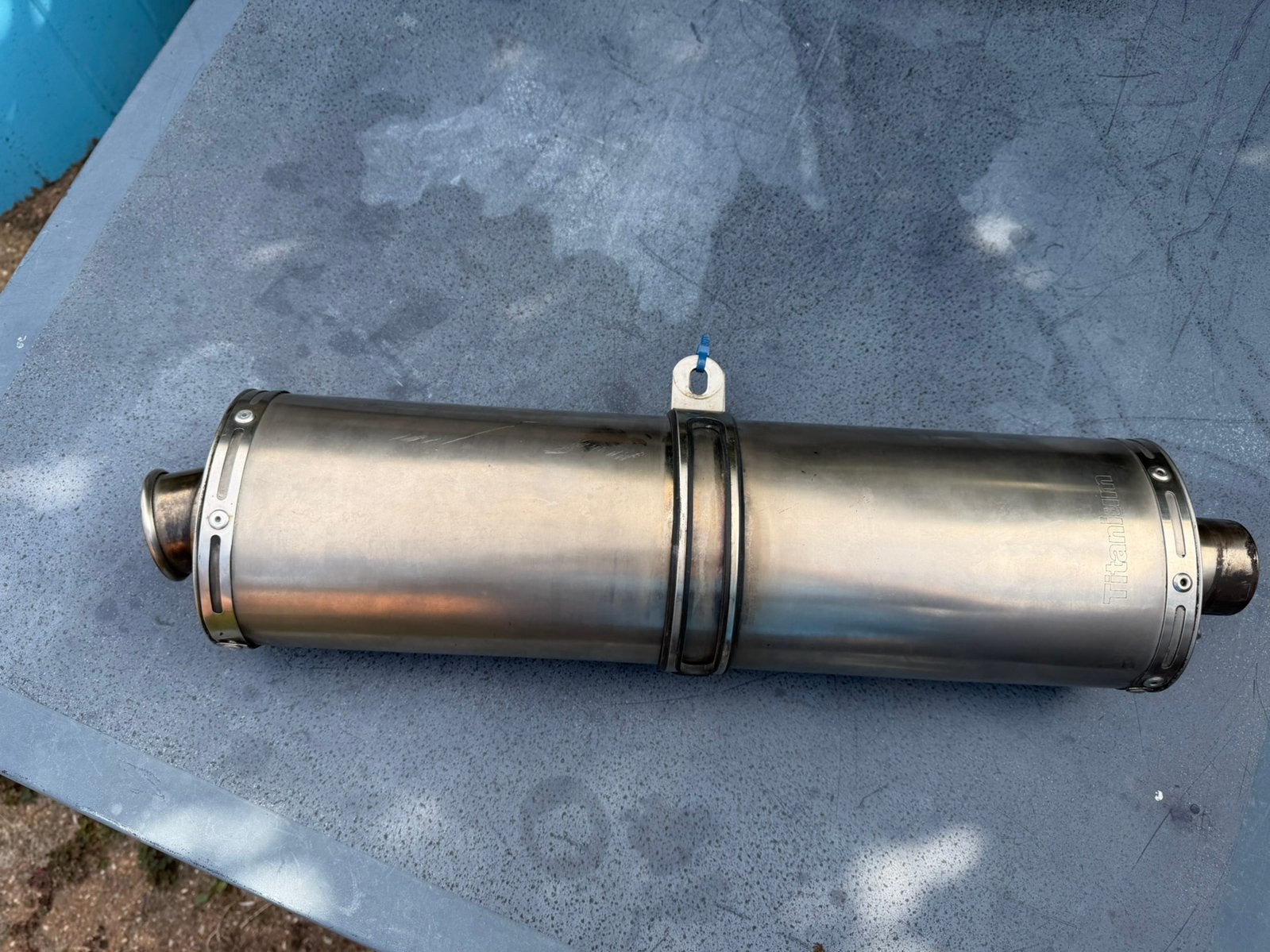 Leovince Titanium uitlaat demper e keur db killer, Ophalen of Verzenden