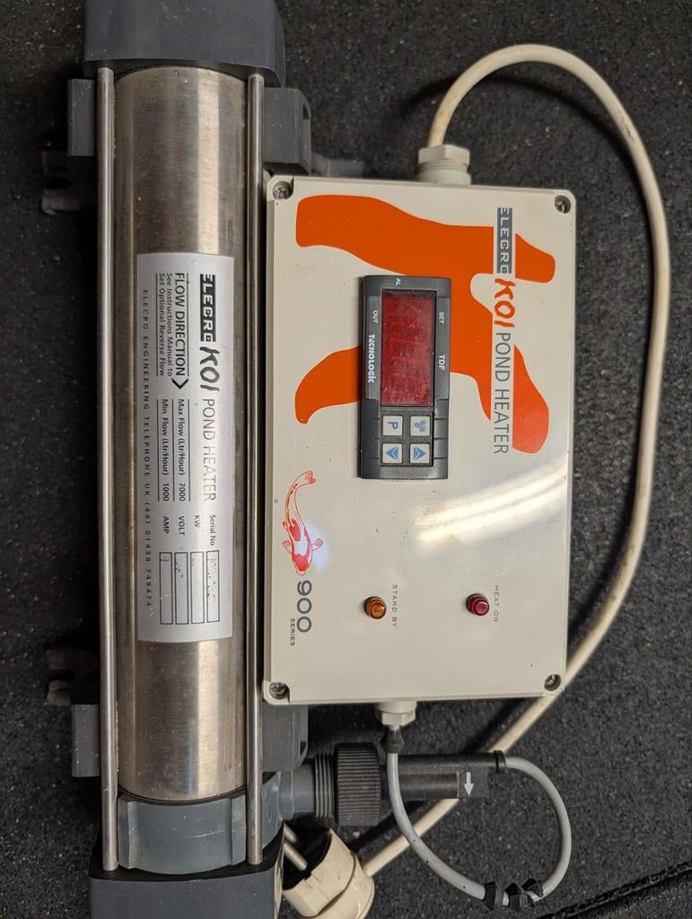 Elecre Koi Pond Heater 900 Series - Vijververwarming, Ophalen of Verzenden, Gebruikt