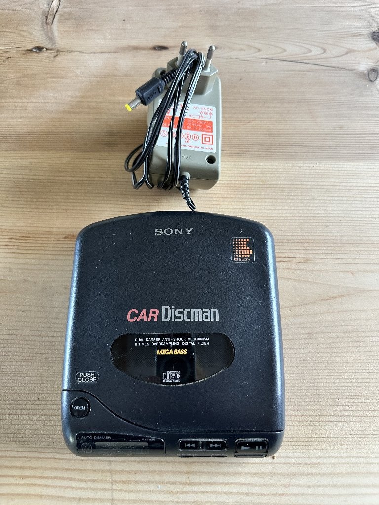 Vintage Sony Car Discman D-802K uit 1992 Werkt prima, Audio, Tv en Foto, Cd-spelers, Ophalen of Verzenden, Refurbished, Sony