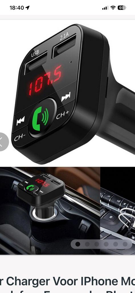 ** NIEUW ** BLEUTOOTH ** CARKIT ** VOOR IPHONE **, Ophalen of Verzenden, Nieuw, Overige merken