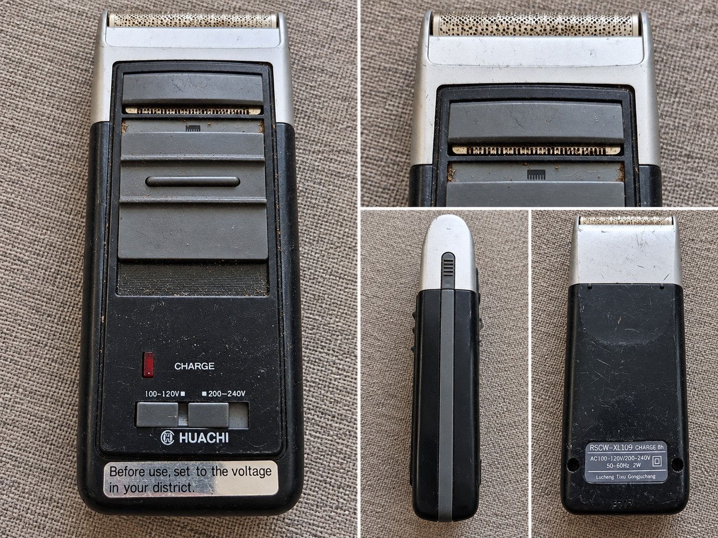 Vintage HUACHI elektrisch scheerapparaat – retro, Ophalen of Verzenden, Huis en Inrichting