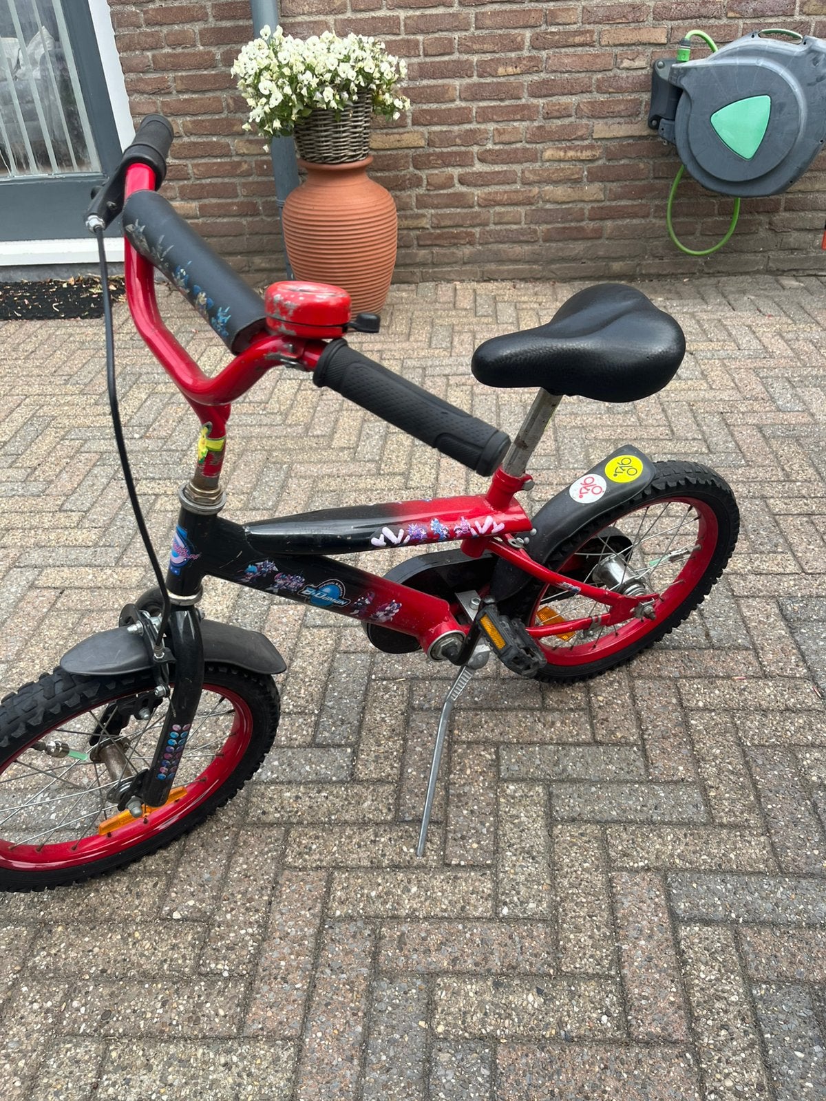 Kinderfiets, Ophalen, Gebruikt, Staal, 16 tot 20 inch