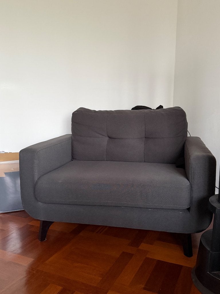 Loveseat / mini sofa, Ophalen, Gebruikt, Tweepersoons, 75 tot 100 cm