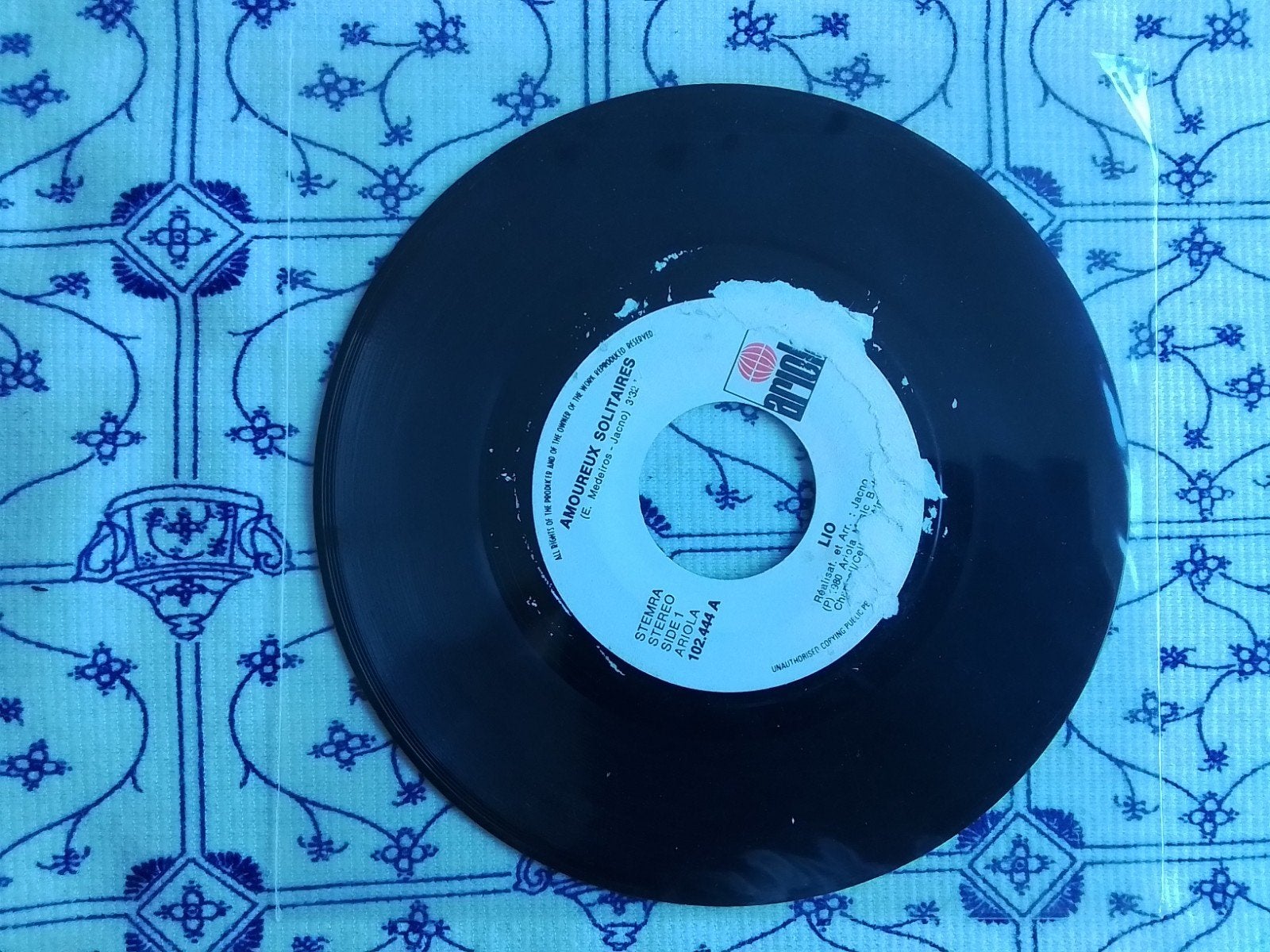 lio         Amoureux solitaires, Ophalen of Verzenden, Zo goed als nieuw, 7 inch, Pop